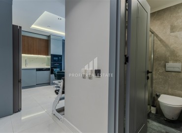 Стильная квартира 1+1, 55м², с личным садом 30м² в современном комплексе с инфраструктурой в районе Оба, Алания ID-19451 фото-6