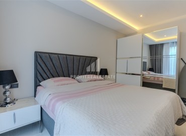 Стильная квартира 1+1, 55м², с личным садом 30м² в современном комплексе с инфраструктурой в районе Оба, Алания ID-19451 фото-9