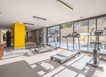 Стильная квартира 1+1, 55м², с личным садом 30м² в современном комплексе с инфраструктурой в районе Оба, Алания ID-19451 фото-14