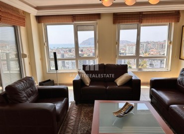 Просторная меблированная квартира 2+1, 120м², с великолепными видами в уютном комплексе в Джикджилли, Алания ID-19452 фото-3