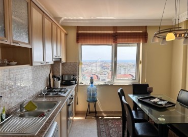 Просторная меблированная квартира 2+1, 120м², с великолепными видами в уютном комплексе в Джикджилли, Алания ID-19452 фото-6