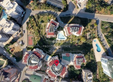 Уютная квартира с двумя спальнями, 110м², в комфортабельном комплексе с инфраструктурой в районе Алании - Тосмур ID-19454 фото-23