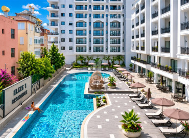 Двухкомнатные апартаменты, 65м², с видом на горы в резиденции премиум класса в центре Алании, 600м от моря ID-19460 фото-14
