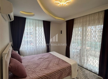 Укомплектованные апартаменты 1+1, 66м², в элитной резиденции в 300м от моря в районе Махмутлар, Алания ID-19466 фото-5