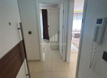 Укомплектованные апартаменты 1+1, 66м², в элитной резиденции в 300м от моря в районе Махмутлар, Алания ID-19466 фото-8
