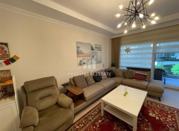 Квартира с двумя спальнями и отдельной кухней, 120м², в комфортабельном комплексе в районе Оба, Алания ID-19467 фото-2