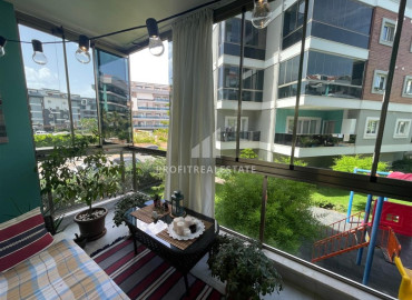 Квартира с двумя спальнями и отдельной кухней, 120м², в комфортабельном комплексе в районе Оба, Алания ID-19467 фото-17