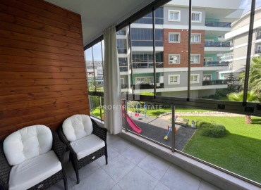 Квартира с двумя спальнями и отдельной кухней, 120м², в комфортабельном комплексе в районе Оба, Алания ID-19467 фото-18
