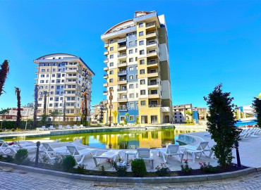 Двухкомнатные апартаменты без мебели, 60м² в новом комплексе премиум класса, в Авсалларе, Алания ID-19468 фото-1
