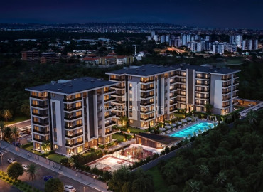 Квартиры 1+1 и 2+1, 62-103м², в резиденции премиум класса на начальном этапе строительства в Анталии, Кепез ID-19475 фото-1
