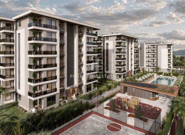 Квартиры 1+1 и 2+1, 62-103м², в резиденции премиум класса на начальном этапе строительства в Анталии, Кепез ID-19475 фото-9