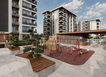 Квартиры 1+1 и 2+1, 62-103м², в резиденции премиум класса на начальном этапе строительства в Анталии, Кепез ID-19475 фото-12