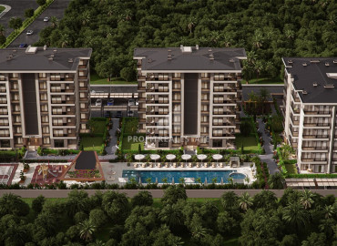 Квартиры 1+1 и 2+1, 62-103м², в резиденции премиум класса на начальном этапе строительства в Анталии, Кепез ID-19475 фото-16