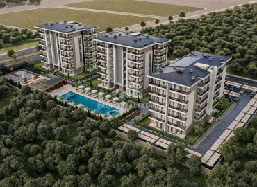Квартиры 1+1 и 2+1, 62-103м², в резиденции премиум класса на начальном этапе строительства в Анталии, Кепез ID-19475 фото-18