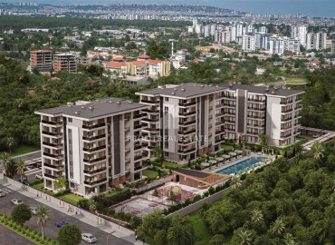 Квартиры 1+1 и 2+1, 62-103м², в резиденции премиум класса на начальном этапе строительства в Анталии, Кепез ID-19475 фото-19
