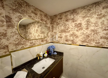 Новый меблированный частный дом для большой семьи 6+3, 350м², с потрясающим видом в центре Алании, в Кале ID-19480 фото-19
