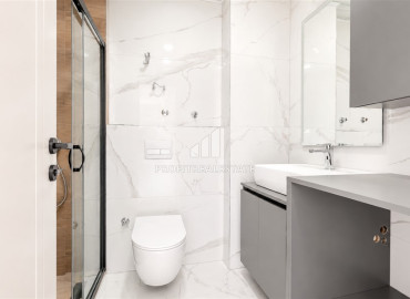 Видовые двухкомнатные апартаменты, 54м², в новостройке премиум класса в районе Махмутлар, Алания ID-19483 фото-5