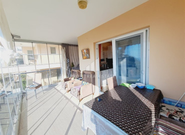 Меблированный видовой дуплекс 3+2, 140м², в уютном комплексе с бассейном в районе Алании – Каргыджак под ВНЖ ID-19485 фото-14