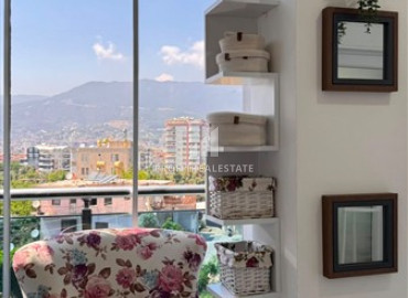Просторная меблированная квартира 1+1, 65м², в комплексе премиум класса в районе Алании Тосмур ID-19493 фото-16