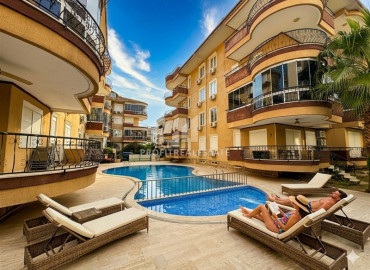 Просторный меблированный дуплекс-пентхаус 4+2, 255м², в комплексе с бассейном в 500м от моря в районе Оба, Алания, под ВНЖ. ID-19501 фото-26