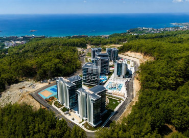 Апартаменты с одной спальней, 50м², в новом отельном жилом комплексе класса люкс в Авсалларе, Алания, в 900м от моря ID-19504 фото-10