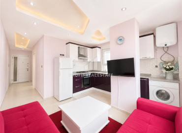 Уютная квартира 1+1, 45м², в современном комплексе с бассейном в районе Хурма, Анталия ID-19503 фото-3