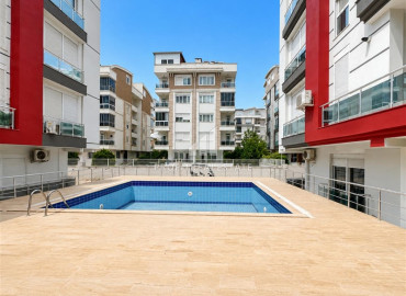 Уютная квартира 1+1, 45м², в современном комплексе с бассейном в районе Хурма, Анталия ID-19503 фото-12
