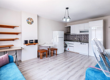 Готовая к проживанию, квартира 1+1, 57м², в комплексе с бассейном в районе субботнего рынка в Махмутларе, Алания ID-19508 фото-4