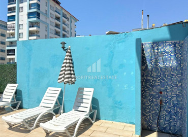 Готовая к проживанию, квартира 1+1, 57м², в комплексе с бассейном в районе субботнего рынка в Махмутларе, Алания ID-19508 фото-18