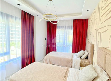 Укомплектованная квартира с двумя спальнями, 110м², в элитной резиденции в Махмутларе, Алания, 600м от моря ID-19511 фото-11