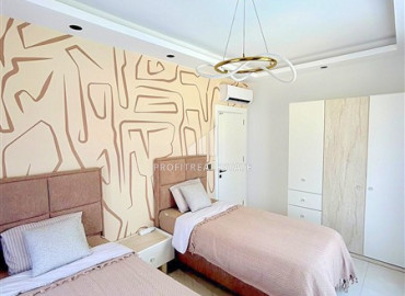 Укомплектованная квартира с двумя спальнями, 110м², в элитной резиденции в Махмутларе, Алания, 600м от моря ID-19511 фото-12