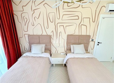 Укомплектованная квартира с двумя спальнями, 110м², в элитной резиденции в Махмутларе, Алания, 600м от моря ID-19511 фото-13