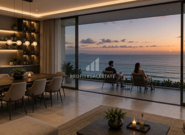 Апартаменты разных планировок, 82,1-205,3м², в элитном проекте на первой береговой линии в районе Алании – Махмутлар ID-19514 фото-8