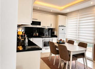 Уютная меблированная квартира с одной спальней, 50м² в районе Оба, Алания, в комплексе с бассейном ID-19517 фото-4