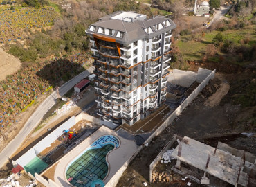 Квартира с одной спальней, 50м², с личным садом в новой элитной резиденции в Махмутларе, Алания ID-19520 фото-20