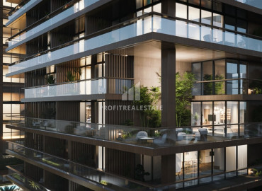 Старт продаж: апартаменты 55-180,35м², в элитном инвестиционном проекте на первой береговой линии в районе Алании – Махмутлар ID-19524 фото-2