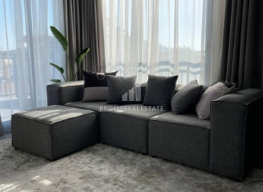Трехкомнатная квартира с дизайнерским интерьером, 90м², в уютном комплексе в центре Алании, в 250м от пляжа Кейкубат ID-19526 фото-2