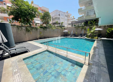 Трехкомнатная квартира с дизайнерским интерьером, 90м², в уютном комплексе в центре Алании, в 250м от пляжа Кейкубат ID-19526 фото-15