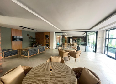 Трехкомнатная квартира с дизайнерским интерьером, 90м², в уютном комплексе в центре Алании, в 250м от пляжа Кейкубат ID-19526 фото-18