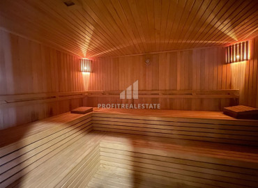 Трехкомнатная квартира с дизайнерским интерьером, 90м², в уютном комплексе в центре Алании, в 250м от пляжа Кейкубат ID-19526 фото-20