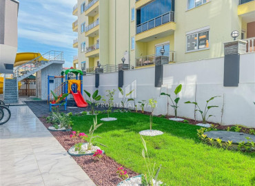 Новая трехкомнатная квартира, 72м², в комплексе премиум класса в районе Махмутлар, Алания ID-19528 фото-17