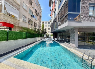 Апартаменты с двумя спальнями, 70м², в комплексе с инфраструктурой в центре Алании, в 100м от пляжа Кейкубат ID-19529 фото-18
