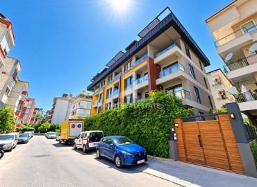 Стильная меблированная квартира с двумя спальнями, 95м², в новом комплексе с бассейном у пляжа Клеопатры, Алания ID-19534 фото-1