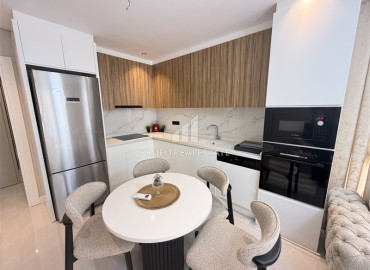 Стильная меблированная квартира с двумя спальнями, 95м², в новом комплексе с бассейном у пляжа Клеопатры, Алания ID-19534 фото-4