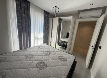 Стильная меблированная квартира с двумя спальнями, 95м², в новом комплексе с бассейном у пляжа Клеопатры, Алания ID-19534 фото-12