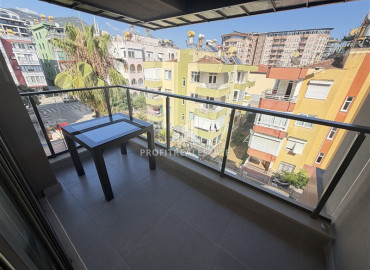 Стильная меблированная квартира с двумя спальнями, 95м², в новом комплексе с бассейном у пляжа Клеопатры, Алания ID-19534 фото-13