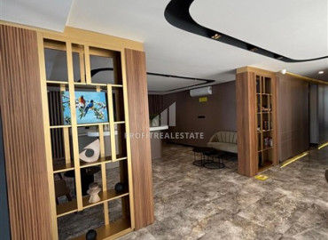 Стильная меблированная квартира с двумя спальнями, 95м², в новом комплексе с бассейном у пляжа Клеопатры, Алания ID-19534 фото-18