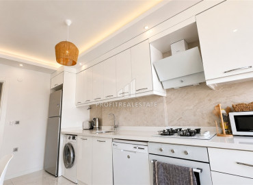 Уютная трехкомнатная квартира, 100м², в новой резиденции с бассейном в 150м от пляжа Клеопатры, Алания ID-19537 фото-6