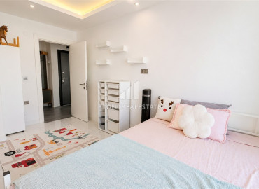 Уютная трехкомнатная квартира, 100м², в новой резиденции с бассейном в 150м от пляжа Клеопатры, Алания ID-19537 фото-11