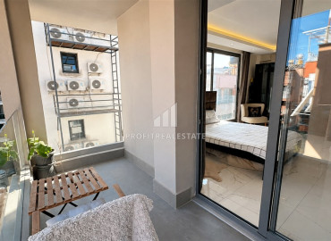 Уютная трехкомнатная квартира, 100м², в новой резиденции с бассейном в 150м от пляжа Клеопатры, Алания ID-19537 фото-15